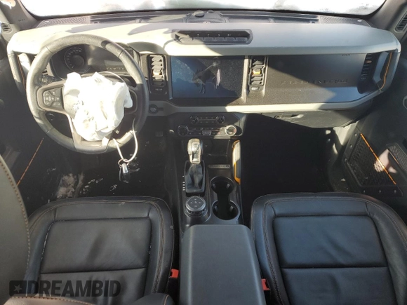 2021 Ford Bronco with VIN 1FMEE5DH3MLA64814, listed as a Copart auction lot 42487925 with 32,725 mi miles and Salvage title. Bid and sale history available at DreamBid. Image 8.