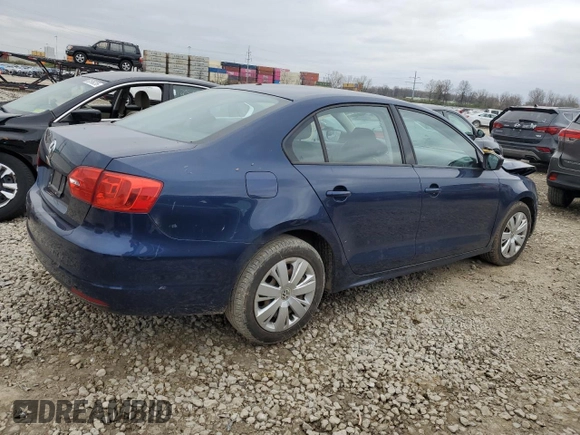 2011 Volkswagen Jetta Sedan S with VIN 3VW2K7AJ2BM095354, listed as a Copart auction lot 52350855 with 77,063 mi miles and Salvage Title. Bid and sale history available at carsss.com. Image 3.