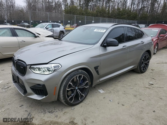 2021 BMW X4 M with VIN 5YMUJ0C06M9H93911, listed as a Copart auction lot 45924515 with 65,478 mi miles and Salvage Title. Bid and sale history available at carsss.com. Image 1.