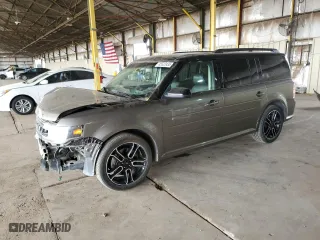2014 Ford Flex SEL with VIN 2FMGK5C87EBD30470, listed as a Copart auction lot 45522435 with 130,169 mi miles and Salvage Title. Bid and sale history available at carsss.com. Image 1.