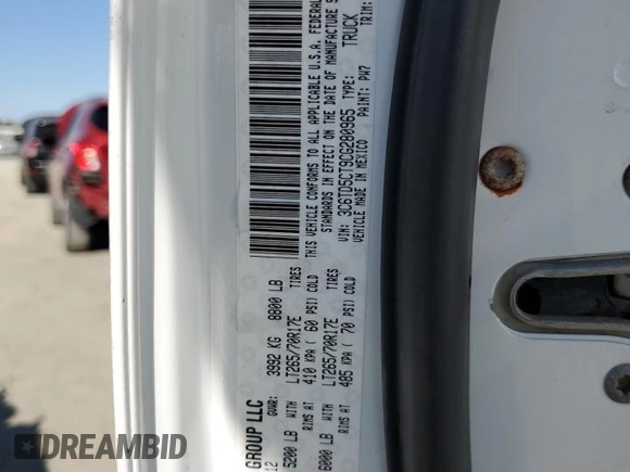 2012 Ram 2500 ST Power Wagon with VIN 3C6TD5CT9CG280965, listed as a Copart auction lot 74224424 with 129,905 mi miles and Salvage Title. Bid and sale history available at carsss.com. Image 12.