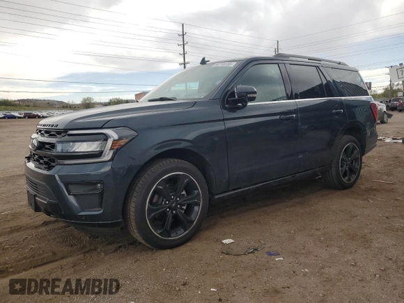 2024 Ford Expedition Limited с VIN 1FMJU2A81REA82227, выставлен на аукционе Copart как лот 54716135 с пробегом 1 901 миль миль и Списание • Salvage title. История ставок и продаж доступна на DreamBid. Изображение 1.