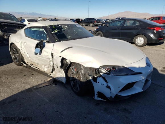 2023 Toyota GR Supra 3.0 with VIN WZ1DB0G04PW058137, listed as a Copart auction lot 87608815 with 4,732 mi miles and Salvage Title. Bid and sale history available at carsss.com. Image 4.