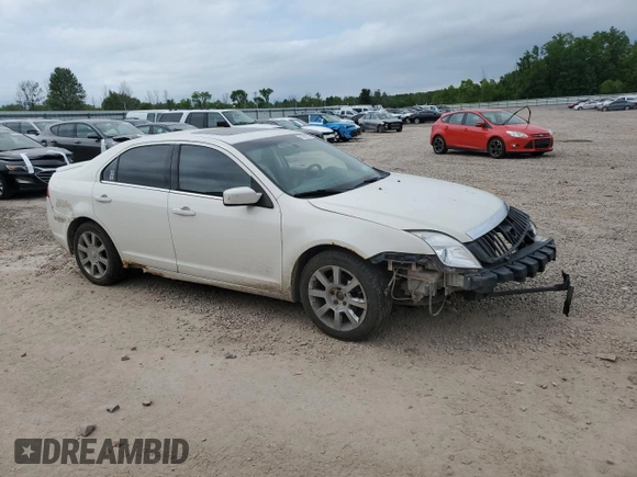 2010 Mercury Milan Premier with VIN 3MEHM0JG5AR602590, listed as a Copart auction lot 61088335 with Not provided miles and Salvage title. Bid and sale history available at DreamBid. Image 4.