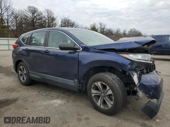 2017 Honda CR-V LX with VIN 2HKRW6H30HH218333, listed as a Copart auction lot 47108465 with 0 mi miles and Salvage Title. Bid and sale history available at carsss.com. Image 4.