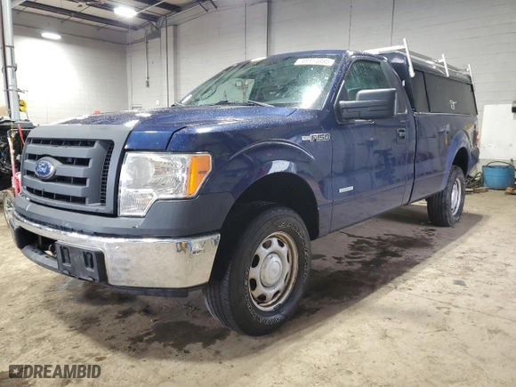 2012 Ford F-150 XL with VIN 1FTNF1ET2CKD76446, listed as a Copart auction lot 49114885 with 137,395 mi miles and Salvage Title. Bid and sale history available at carsss.com. Image 1.