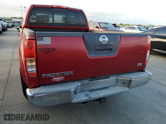 2010 Nissan Frontier SE with VIN 1N6AD0CUXAC441963, listed as a Copart auction lot 75075444 with Not provided miles and Non repairable. Bid and sale history available at DreamBid. Image 6.