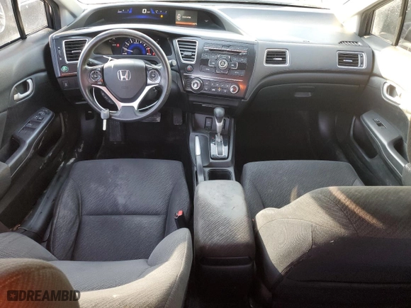 2013 Honda Civic Sdn LX with VIN 19XFB2F58DE058387, listed as a Copart auction lot 50608665 with 186,306 mi miles and Salvage Title. Bid and sale history available at carsss.com. Image 8.