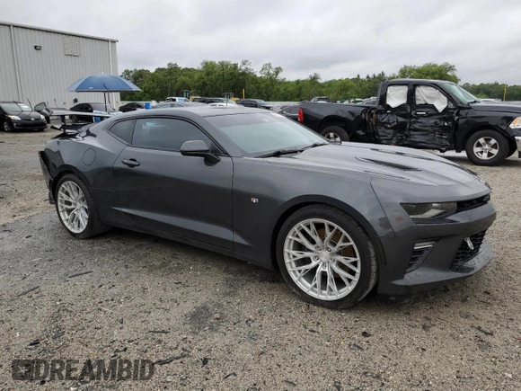 2018 Chevrolet Camaro 2SS with VIN 1G1FH1R77J0184405, listed as a Copart auction lot 56412215 with 53,269 mi miles and Salvage title. Bid and sale history available at DreamBid. Image 4.