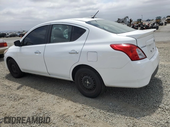 2016 Nissan Versa S Plus with VIN 3N1CN7AP8GL843091, listed as a Copart auction lot 58666595 with 99,962 mi miles and Salvage title. Bid and sale history available at DreamBid. Image 2.