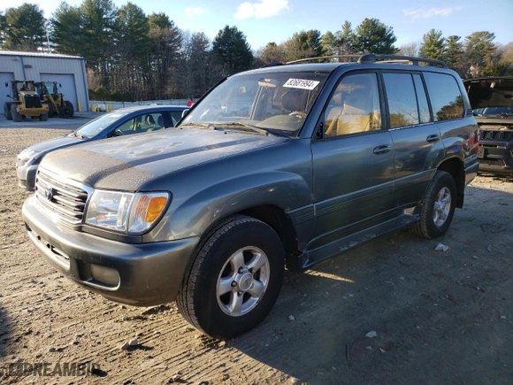 2000 Toyota Land Cruiser with VIN JT3HT05J4Y0092547, listed as a Copart auction lot 82681994 with 190,088 mi miles and Clean Title. Bid and sale history available at carsss.com. Image 1.