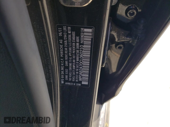 2012 Porsche Panamera S z VIN WP0AB2A70CL060210, wystawiony jako Copart lot #75267644 z przebiegiem 99 227 mil mil oraz Szkoda całkowita • Salvage title. Historia ofert i sprzedaży dostępna na DreamBid. Obrazek 14.