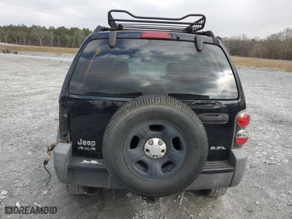 2007 Jeep Liberty Sport with VIN 1J4GL48K07W515116, listed as a Copart auction lot 45486215 with 164,412 mi miles and Salvage Title. Bid and sale history available at carsss.com. Image 6.