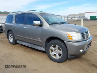 2006 Nissan Armada LE z VIN 5N1AA08B16N729669, wystawiony jako IAAI lot #42216530 z przebiegiem 186 725 mil mil oraz . Historia ofert i sprzedaży dostępna na DreamBid. Obrazek 1.
