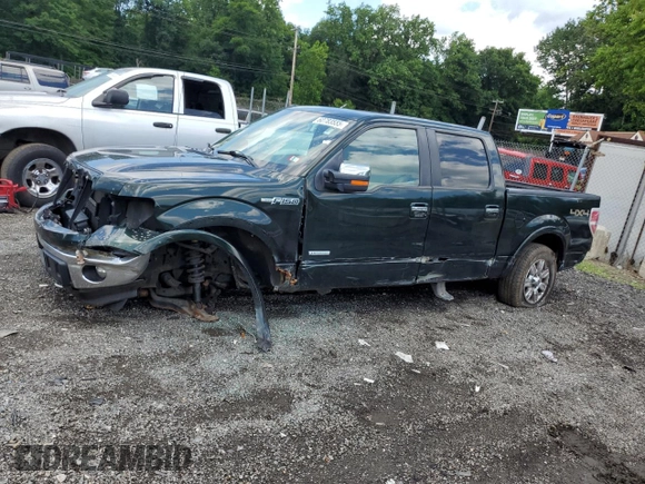 2012 Ford F-150 XL with VIN 1FTFW1ET9CFB60879, listed as a Copart auction lot 60783555 with 175,255 mi miles and Salvage title. Bid and sale history available at DreamBid. Image 1.