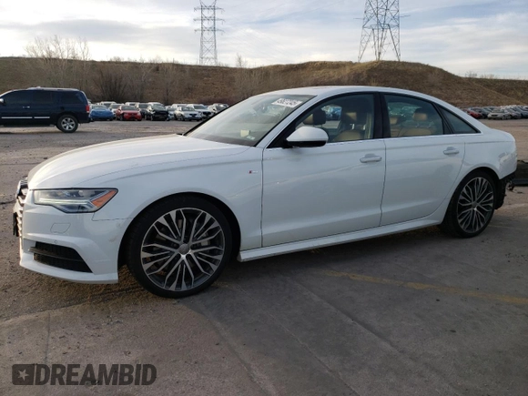 2017 Audi A6 Premium with VIN WAUF8AFC5HN064783, listed as a Copart auction lot 49827245 with 51,014 mi miles and Salvage Title. Bid and sale history available at carsss.com. Image 1.