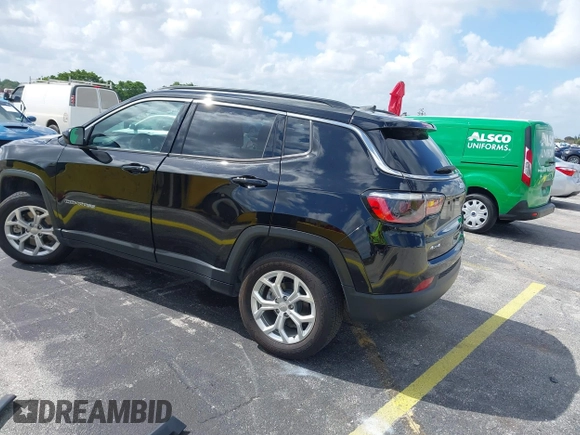 2024 Jeep Compass Latitude with VIN 3C4NJDBN5RT154383, listed as a IAAI auction lot 41938003 with 18,883 mi miles and . Bid and sale history available at DreamBid. Image 3.