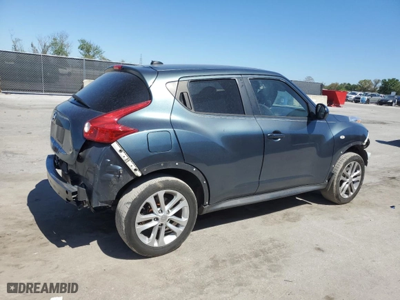 2011 Nissan Juke SL with VIN JN8AF5MR4BT003384, listed as a Copart auction lot 47824955 with 176,147 mi miles and Salvage Title. Bid and sale history available at carsss.com. Image 3.