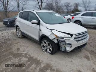 2019 Ford Escape Titanium with VIN 1FMCU9J95KUB50793, listed as a IAAI auction lot 41501161 with 111,644 mi miles. Bid and sale history available at carsss.com. Image 1.