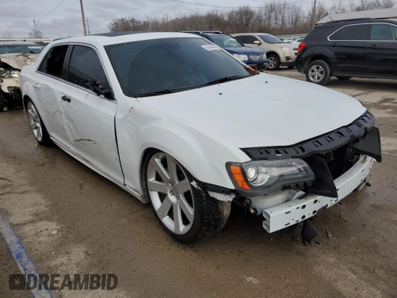 2012 Chrysler 300 SRT8 with VIN 2C3CCAFJ0CH801820, listed as a Copart auction lot 86644424 with 40,285 mi miles and Salvage Title. Bid and sale history available at carsss.com. Image 4.