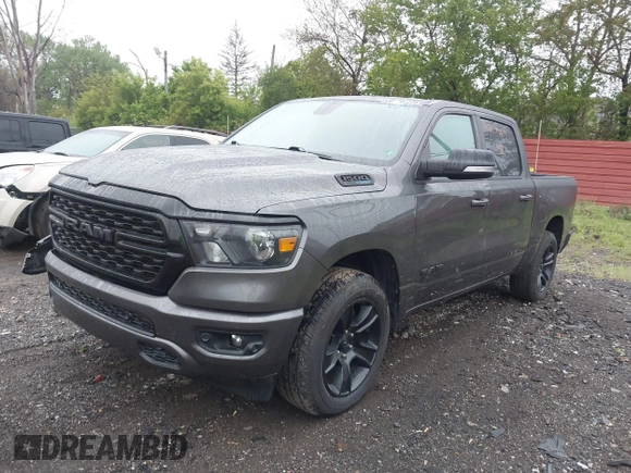 2022 Ram 1500 Big Horn with VIN 1C6SRFFT3NN148096, listed as a IAAI auction lot 42298648 with 48,012 mi miles and . Bid and sale history available at DreamBid. Image 18.