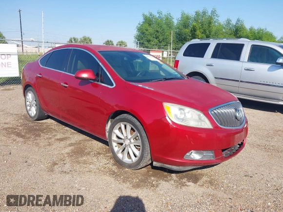 2014 Buick Verano with VIN 1G4PP5SK0E4137893, listed as a IAAI auction lot 40597553 with 179,880 mi miles. Bid and sale history available at carsss.com. Image 1.
