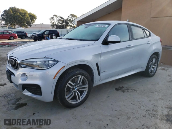 2016 BMW X6 xDrive50i with VIN 5UXKU6C51G0R33762, listed as a Copart auction lot 78698463 with 69,901 mi miles. Bid and sale history available at carsss.com. Image 1.