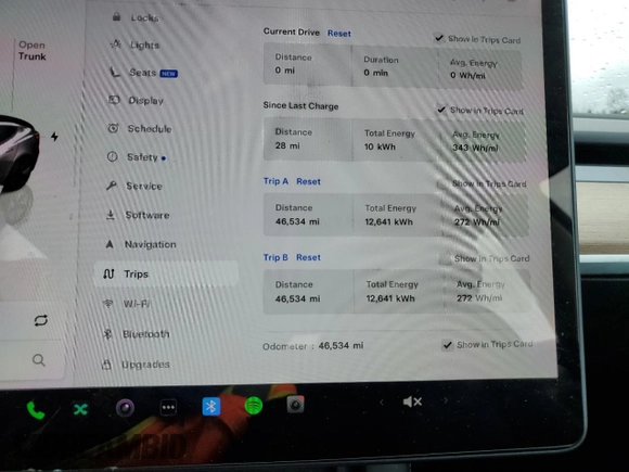 2023 Tesla Model 3 Long Range with VIN 5YJ3E1EB6PF686927, listed as a Copart auction lot 45602285 with 46,534 mi miles and Salvage Title. Bid and sale history available at DreamBid. Image 9.