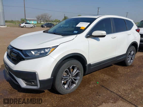 2022 Honda CR-V EX with VIN 7FARW2H56NE050335, listed as a IAAI auction lot 41932213 with 50,849 mi miles and . Bid and sale history available at DreamBid. Image 2.