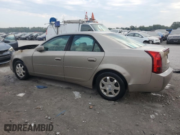 2003 Cadillac CTS with VIN 1G6DM57N930155478, listed as a Copart auction lot 69695244 with 0 mi miles and Non Repairable. Bid and sale history available at carsss.com. Image 2.