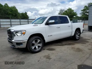 2024 Ram 1500 Laramie with VIN 1C6RREJT3RN205371, listed as a Copart auction lot 63596605 with 35,830 mi miles and Clean title. Bid and sale history available at DreamBid. Image 1.