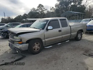 2001 Chevrolet Silverado 1500 LS with VIN 2GCEC19V111114418, listed as a Copart auction lot 47097465 with 156,691 mi miles and Salvage Title. Bid and sale history available at DreamBid. Image 1.
