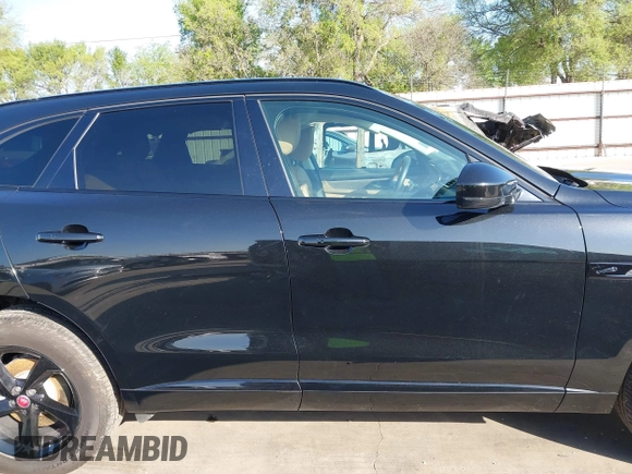 2023 Jaguar F-Pace S with VIN SADCJ2EX0PA717728, listed as a IAAI auction lot 41854387 with 16,919 mi miles and . Bid and sale history available at DreamBid. Image 14.