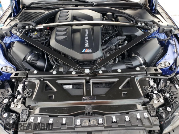 2022 BMW M4 Competition xDrive with VIN WBS43AZ07NCH86849, listed as a Copart auction lot 77731963 with 12,870 mi miles. Bid and sale history available at carsss.com. Image 12.
