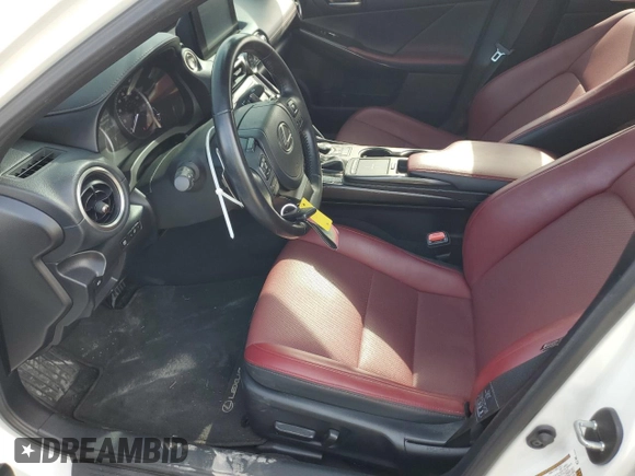 2021 Lexus IS 300 with VIN JTHAA1D20M5116163, listed as a Copart auction lot 53622895 with 79,091 mi miles and Salvage title. Bid and sale history available at DreamBid. Image 7.