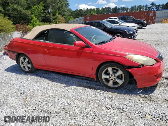 2005 Toyota Solara SE z VIN 4T1FA38P25U046368, wystawiony jako Copart lot #57821155 z przebiegiem 255 702 mil mil oraz Szkoda całkowita • Salvage title. Historia ofert i sprzedaży dostępna na DreamBid. Obrazek 4.