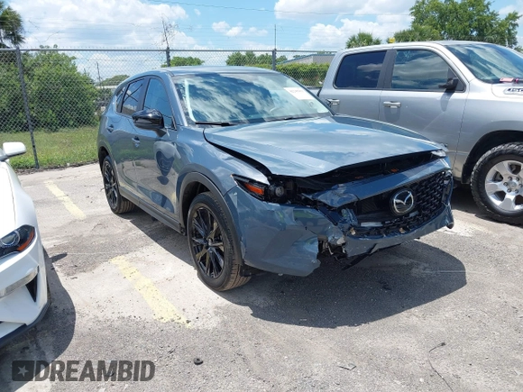 2024 Mazda CX-5 S Carbon Edition with VIN JM3KFBCL3R0505477, listed as a IAAI auction lot 42245851 with 17,954 mi miles and . Bid and sale history available at DreamBid. Image 1.
