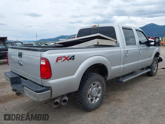 2016 Ford F-250 Lariat with VIN 1FT7W2BTXGEC99008, listed as a IAAI auction lot 42287012 with 236,519 mi miles and . Bid and sale history available at DreamBid. Image 4.