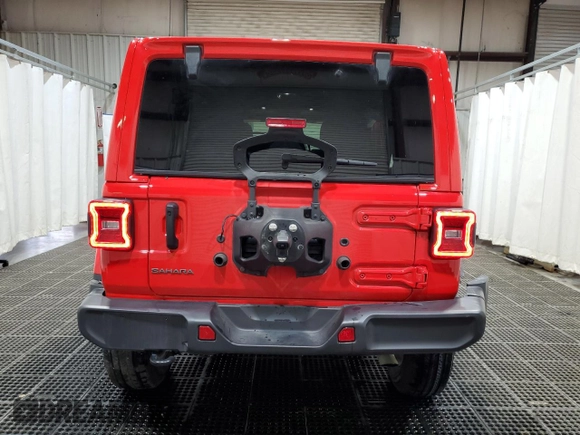 2025 Jeep Wrangler Sahara с VIN 1C4PJXEN8SW575908, выставлен на аукционе Copart как лот 61501965 с пробегом 6 989 миль миль и Чистый • Clean title. История ставок и продаж доступна на DreamBid. Изображение 6.