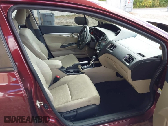 2014 Honda Civic EX with VIN 19XFB2F83EE274241, listed as a IAAI auction lot 40603667 with 110,067 mi miles. Bid and sale history available at carsss.com. Image 5.