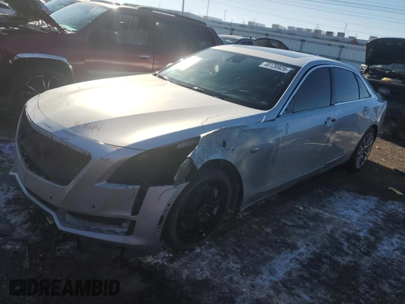2018 Cadillac CT6 Luxury AWD with VIN 1G6KD5RS9JU102294, listed as a Copart auction lot 46120925 with 114,990 mi miles and Salvage Title. Bid and sale history available at carsss.com. Image 1.