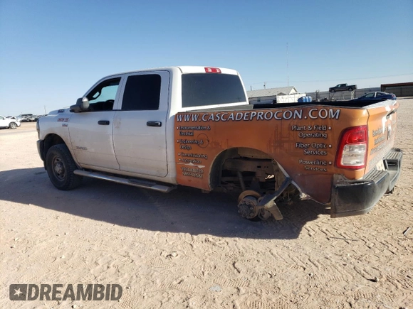 2022 Ram 2500 Tradesman with VIN 3C6UR5CJ8NG130238, listed as a Copart auction lot 47290815 with 101,841 mi miles and Salvage Title. Bid and sale history available at carsss.com. Image 2.