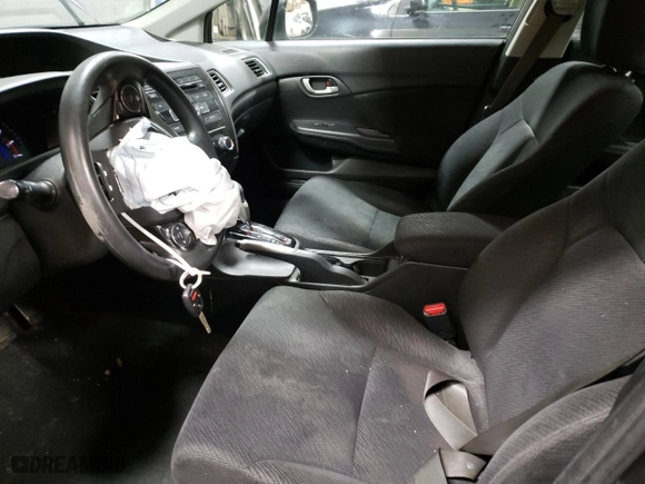 2013 Honda Civic Sdn LX with VIN 19XFB2F55DE023032, listed as a Copart auction lot 49138894 with 153,007 mi miles and Salvage Title. Bid and sale history available at carsss.com. Image 7.