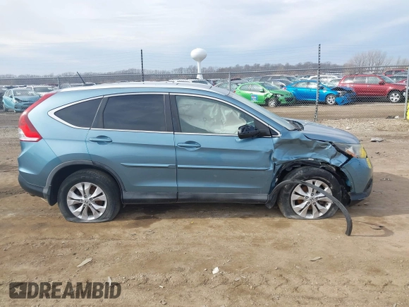 2014 Honda CR-V EX-L with VIN 2HKRM4H73EH682323, listed as a IAAI auction lot 38679501 with 1 mi miles. Bid and sale history available at carsss.com. Image 13.