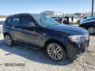 2017 BMW X3 xDrive28i with VIN 5UXWX9C35H0W70119, listed as a Copart auction lot 52718705 with 70,277 mi miles and Salvage Title. Bid and sale history available at DreamBid. Image 4.