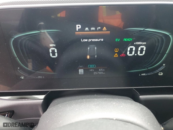 2023 Kia Niro Plug-In Hybrid EX with VIN KNDCS3LF4P5071904, listed as a Copart auction lot 83084584 with 35,784 mi miles and Salvage Title. Bid and sale history available at carsss.com. Image 9.
