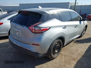 2017 Nissan Murano Platinum with VIN 5N1AZ2MG1HN181276, listed as a IAAI auction lot 41625761 with 124,525 mi miles. Bid and sale history available at carsss.com. Image 4.