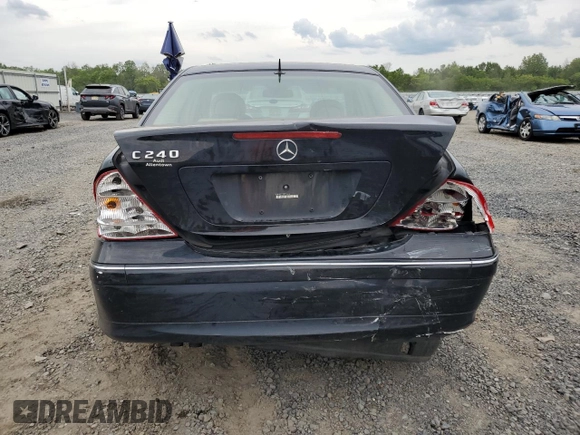 2005 Mercedes-Benz C 240 с VIN WDBRF61J15F716540, выставлен на аукционе Copart как лот 58163125 с пробегом 119 655 миль миль и Списание • Salvage title. История ставок и продаж доступна на DreamBid. Изображение 6.
