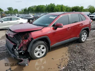 2021 Toyota RAV4 Hybrid XLE with VIN 4T3RWRFV1MU024970, listed as a Copart auction lot 56973595 with 62,923 mi miles and Salvage title. Bid and sale history available at DreamBid. Image 1.