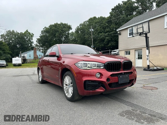 2015 BMW X6 xDrive50i with VIN 5UXKU6C59F0F93634, listed as a Copart auction lot 68158794 with 109,923 mi miles and Clean Title. Bid and sale history available at carsss.com. Image 4.